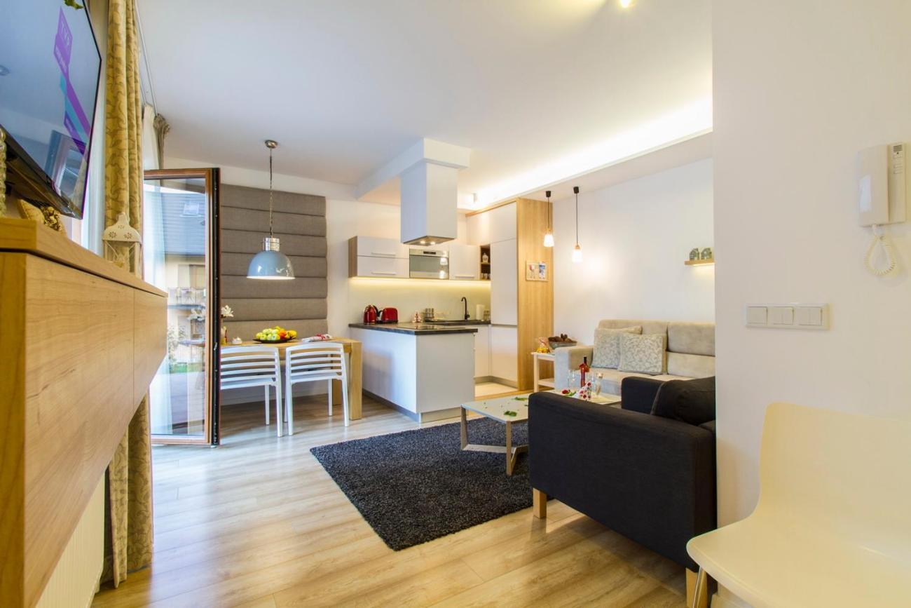 Apartament Pajo I -Rezydencja Tatry--Grota Solna--Taras--Garaz Podziemny ザコパネ エクステリア 写真